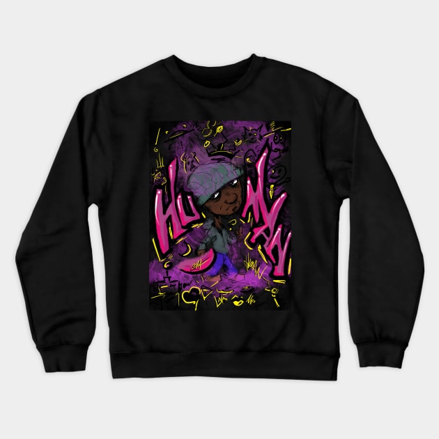 Human Crewneck Sweatshirt by BmacArtistry